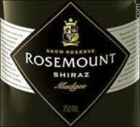 1995 Rosemount Estate Diamond Label Shiraz, South Eastern Australia