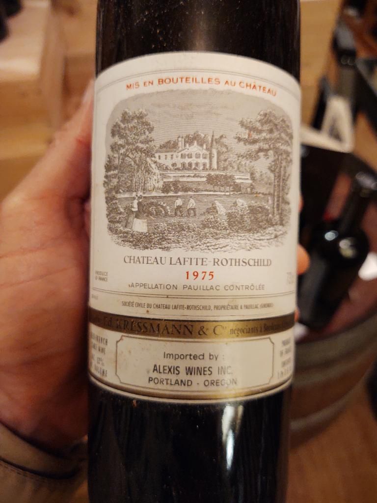 1975 Chateau Lafite Rothschild, Pauillac, France