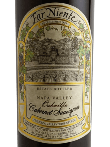 1994 Far Niente Estate Bottled Cabernet Sauvignon from Oakville, USA