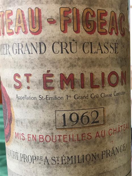 1962 Chateau Figeac, Saint-Emilion Grand Cru, France