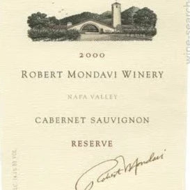 2000 Robert Mondavi Winery Cabernet Sauvignon, Napa Valley, USA