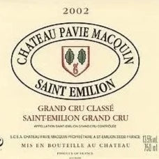 2002 Chateau Pavie Macquin, Saint-Emilion Grand Cru, France