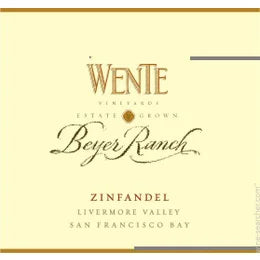 2001 Wente Vineyards Zinfandel, Livermore Valley, USA