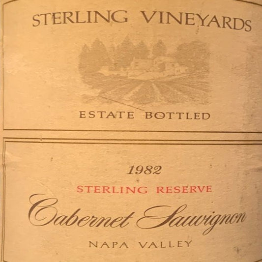 1981 Sterling Vineyards Napa Valley Reserve Cabernet Sauvignon, California, USA