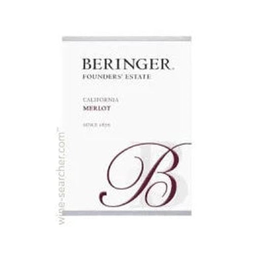 1996 Beringer Vineyards Founder's Estate Merlot, California, USA