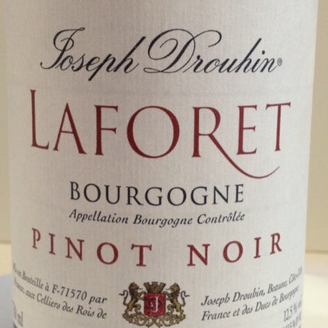 1989 Joseph Drouhin Bourgogne Laforet Pinot Noir, Burgundy, France