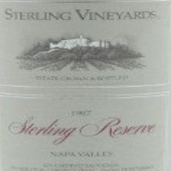 1987 Sterling Vineyards Napa Valley Reserve Cabernet Sauvignon, California, USA