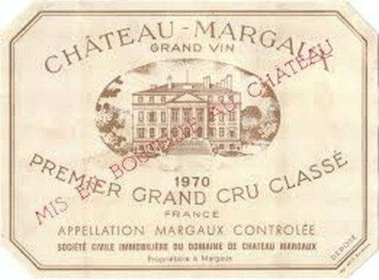 1970 Chateau Margaux, Margaux, France