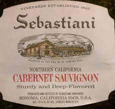 1987 Sebastiani Vineyards & Winery Sonoma County Cabernet Sauvignon, California, USA